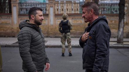 Zwei Mal hat Sean Penn den ukrainischen Präsidenten Wolodymyr Selenskyj für seinen Dokumentarfilm interviewt.