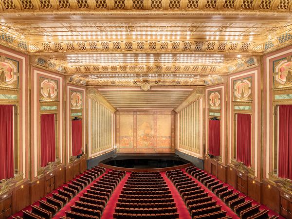 Blick in den Zuschauerraum der Lyric Opera of Chicago