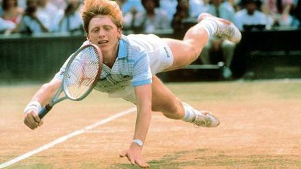 Boris Becker siegt 1985 in Wimbledon