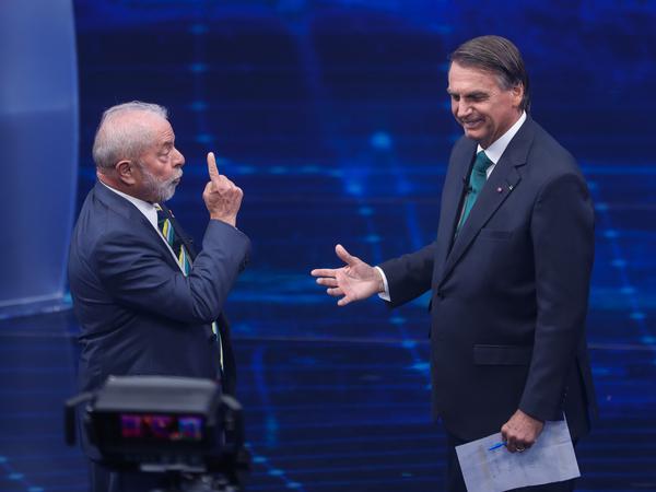 Luiz Inacio Lula da Silva (l) und Jair Bolsonaro konkurrierten um das Präsidentenamt. 