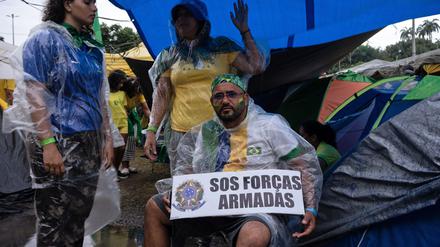 Unterstützer von Brasiliens Noch-Präsident Bolsonaro.