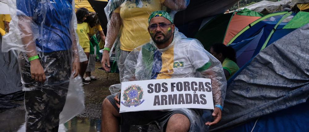 Unterstützer von Brasiliens Noch-Präsident Bolsonaro.