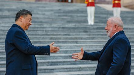 Am Freitag trafen Chinas Präsident Xi Jinping und sein brasilianischer Amtskollege Lula da Silva in Peking aufeinander.