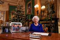 Queen Elizabeth in Windsor Castle