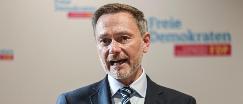 Christian Lindner (FDP), Bundesminister der Finanzen, stellt den Kohleausstieg 2030 infrage. (Archivfoto)