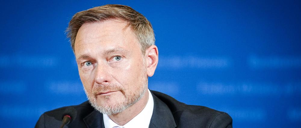Hält offiziell an höherer Defizitquote fest: Christian Lindner, Bundesminister der Finanzen.