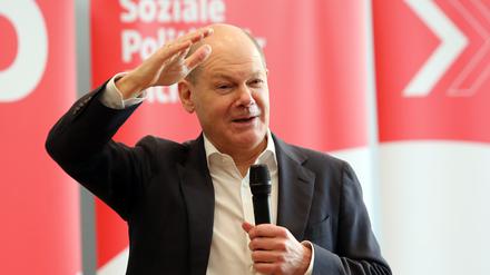 Bundeskanzler Olaf Scholz geht optimistisch in den Koalitionsausschuss. 