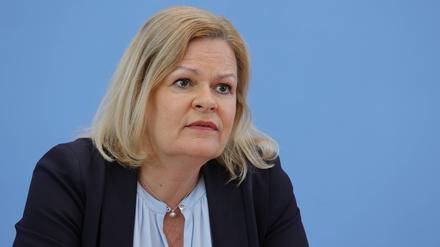 Nancy Faeser, Bundesministerin des Innern und für Heimat.