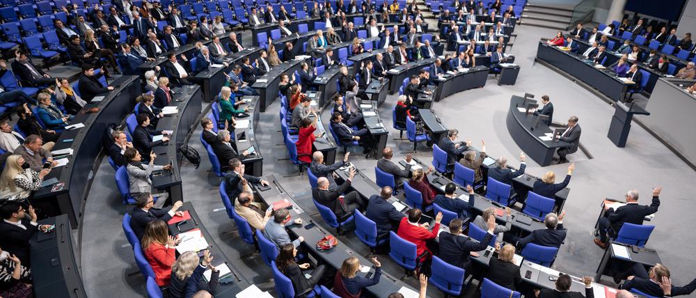 Haushaltswoche im Bundestag