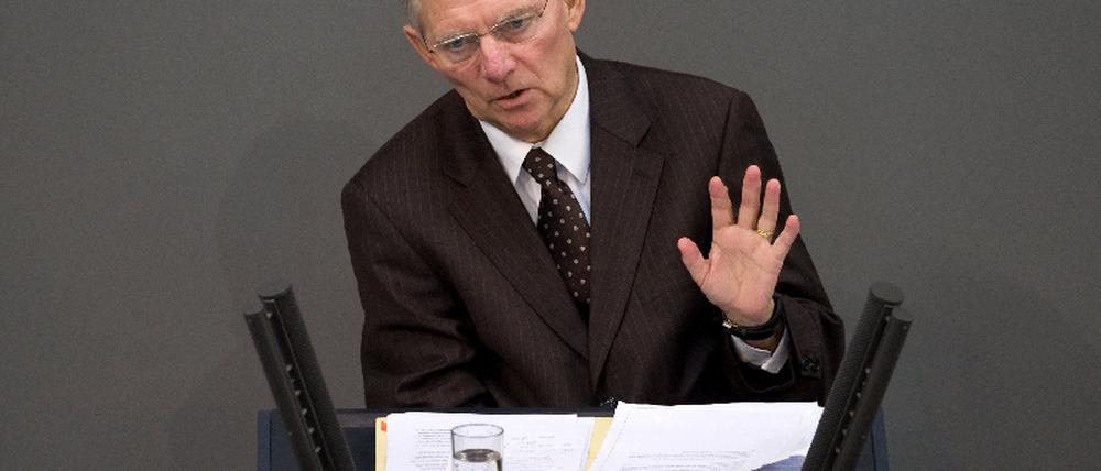 Bundestag - Schäuble
