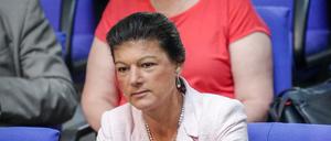 Sahra Wagenknecht als Linke-Bundestagsabgeordnete Mitte Juni.