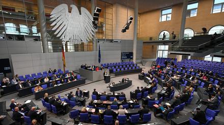 Der Deutsche Bundestag auf einem Archivbild. 
