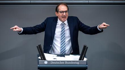 Fulminanter Auftritt: Alexander Dobrindt, CSU-Landesgruppenchef.