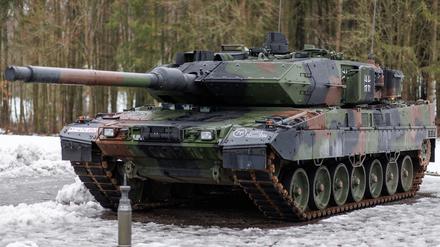 Ein Leopard-Panzer.