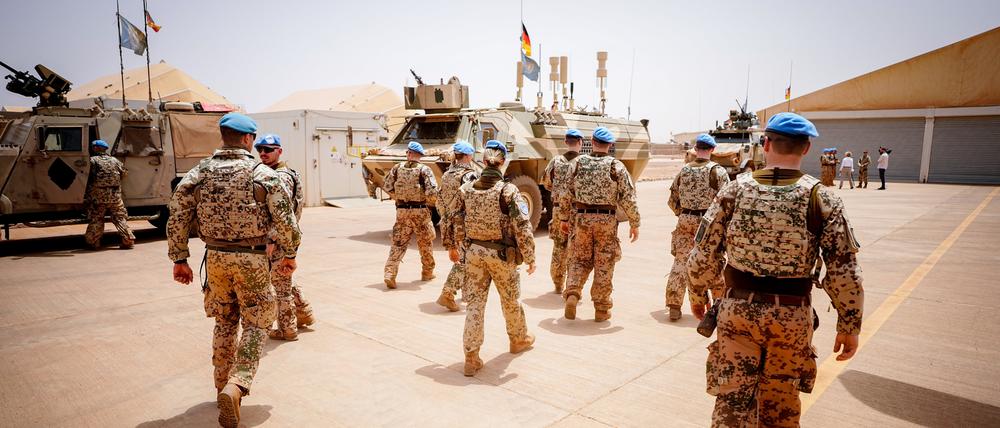 Absehbares Ende. Soldaten der Bundeswehr im Camp Castor im malischen Gao.