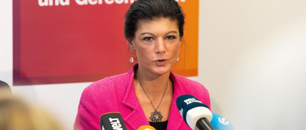 Sahra Wagenknecht, Parteivorsitzende Bündnis Sahra Wagenknecht 
