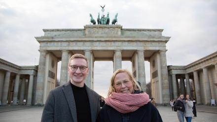 Die Sprecher:innen des touristischen Bürger:innenbeirats, Erik Hattke und Sonja Wilke
