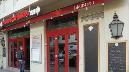 Das Café Bleibtreu in Berlin-Charlottenburg ist verwaist, soll demnächst aber wieder zum Restaurant werden.