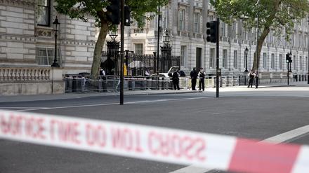 Die Downing Street in London.