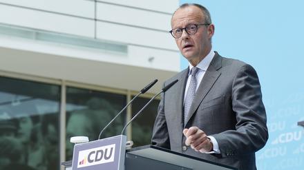  CDU-Chef Friedrich Merz kann vom Umfragehoch seiner Partei nicht profitieren.
