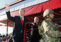Recep Tayyip Erdogan, Präsident der Türkei, präsentiert sich als starker Mann im Nahen Osten.