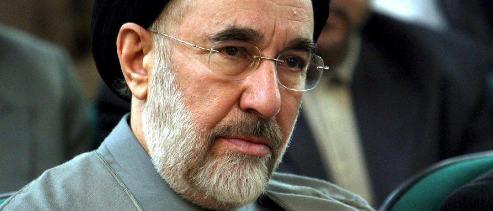 Präsidentschaftswahl Machtkampf in Iran Chatami macht Rückzieher