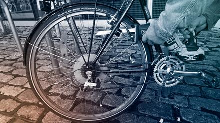 Fahrradschloss wird mit Stichsäge geknackt