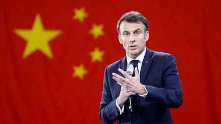 Händeringen auf hohem Niveau: Emmanuel Macron und seine Chinapolitik