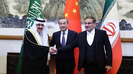 China hat das Abkommen zwischen den Saudis und den Iraner vermittelt.