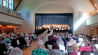 Die Chorvereinigung Spandau beim Liedertag 2015.