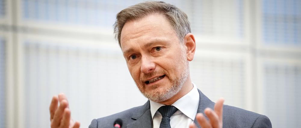 Christian Lindner (FDP), Bundesminister der Finanzen.
