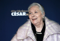 Die französische Schauspielerin Claude Gensac 2015 in Paris zur Verleihung der Cesar Awards.