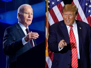 Beide Favoriten siegen bei der Vorwahl in Michigan: Joe Biden und Donald Trump.