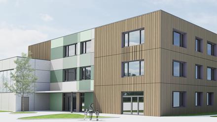  So soll der Neubau der Comenius-Schule in Potsdam aussehen
