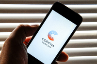 Die Corona-Warn-App des Bundes im App-Store von Apple (Archivbild)