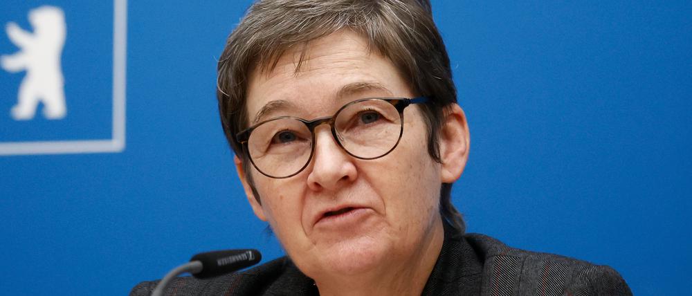 Wissenschaftssenatorin Ulrike Gote (Grüne).