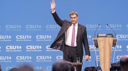 Markus Söder ist von der CSU beim Parteitag in Nürnberg Markus Söder erneut zum Spitzenkandidaten für die Landtagswahl gekürt worden. 