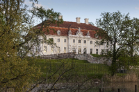Das Barockschloss Schloss Meseberg im Landkreis Oberhavel in Brandenburg