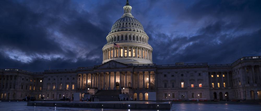 Das Kapitol der Vereinigten Staaten, der Sitz des Kongresses.