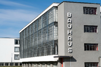 Das Bauhaus in Dessau-Roßlau.