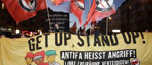 Demo in Friedrichshain gegen Neonazis