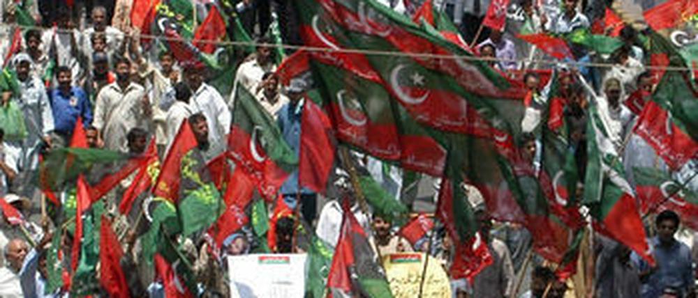 Demonstrationen in Pakistan