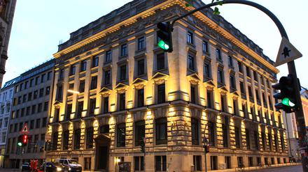 Der Hauptsitz der Privatbank M.M.Warburg & Co in der Hamburger Innenstadt. 