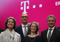 Im Vorstand der Deutschen Telekom sind mit Claudia Nemat (l.) und Birgit Bohle verhältnismäßig viele Frauen.