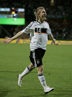 Er blieb nur ein Versprechen. Im September 2008 erzielte Marin beim 2:0 gegen Belgien sein erstes (und einziges) Tor für die Nationalmannschaft.