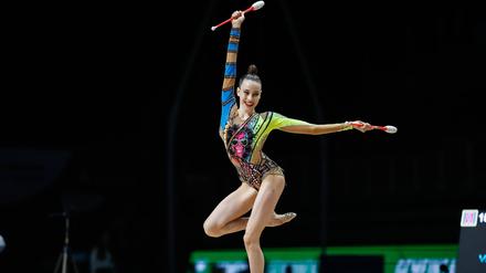 Darja Varfolomeev verzückt bei den Finals das Publikum.