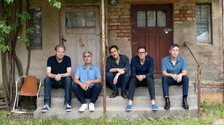 Maurice Summen, Ramin Bijan, Chris Imler, Gunther Osburg und Andreas Spechtl (von links) sind Die Türen – die Band, mit der alles begann.