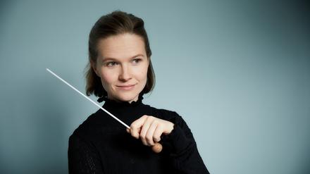 Dirigentin Mirga Gražinytė-Tyla wird in Berlin mit den Münchner Philharmonikern Gustav Mahlers 2. Sinfonie interpretieren.