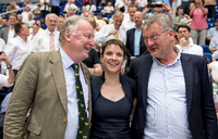 AfD-Chefin Frauke Petry, hier zusammen mit Bundesvize Alexander Gauland (links) und ihrem Co-Vorsitzenden Jörg Meuthen (rechts).