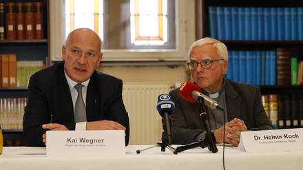 Dr. Heiner Koch, Erzbischof von Berlin, Kai Wegner, Regierender Bürgermeister Berli.